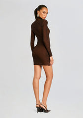 Moda Rib Knit Mini Dress