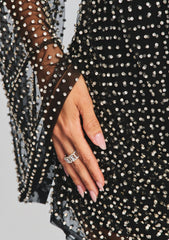 Opal Crystal Embellished Dress