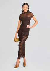 Noel Mesh Midi Dress