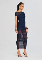 Noel Mesh Midi Dress