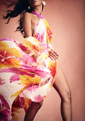 Ina Silk Chiffon Dress