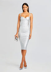 Zora Coated Knit Dress