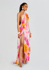 Ina Silk Chiffon Dress