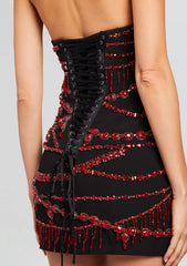 Prae Crystal Embellished Dress