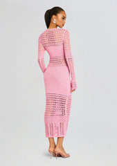 Airie Knit Crochet Dress