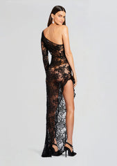 Olimpia Embellished Lace Dress