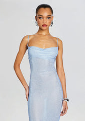 Shilo Embellished Silk Dress