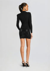 Santana Embellished Knit Dress