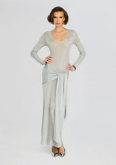 Ashera Metallic Knit Dress