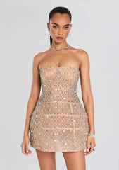 Kathleen Crystal Embellished Dress